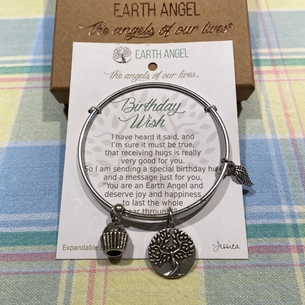 NIB Earth Angels Birthday wish bracelet nickel free - Picture 1 of 7